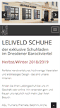 Mobile Screenshot of leliveld-schuhe.de